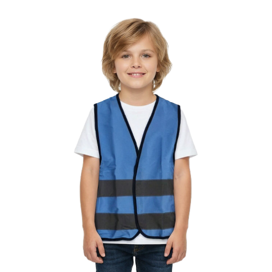 ווסט תכלת צבעוני ילד- עד גיל 5