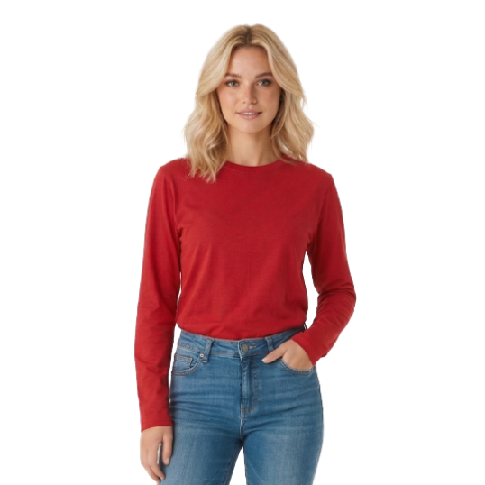 טריקו-ארוך-אדום